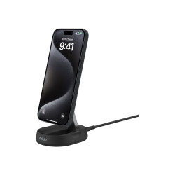 Belkin - Base de carga inalámbrica - magnético + adaptador de corrient
