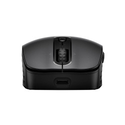 HP 695 - Ratón - carga Qi - 7 botones - inalámbrico - Bluetooth - negr