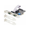 StarTech.com Tarjeta Serie PCIe de 2 Puertos - Tarjeta RS232/RS422/RS4