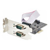 StarTech.com Tarjeta Serie PCIe de 2 Puertos - Tarjeta RS232/RS422/RS4