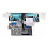 StarTech.com Tarjeta Serie PCIe de 2 Puertos - Tarjeta RS232/RS422/RS4