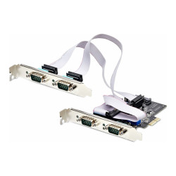 StarTech.com Tarjeta Serie PCI Express de 4 Puertos RS232/RS422/RS485