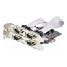 StarTech.com Tarjeta Serie PCI Express de 4 Puertos RS232/RS422/RS485
