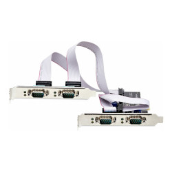 StarTech.com Tarjeta Serie PCI Express de 4 Puertos RS232/RS422/RS485