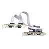 StarTech.com Tarjeta Serie PCI Express de 4 Puertos RS232/RS422/RS485