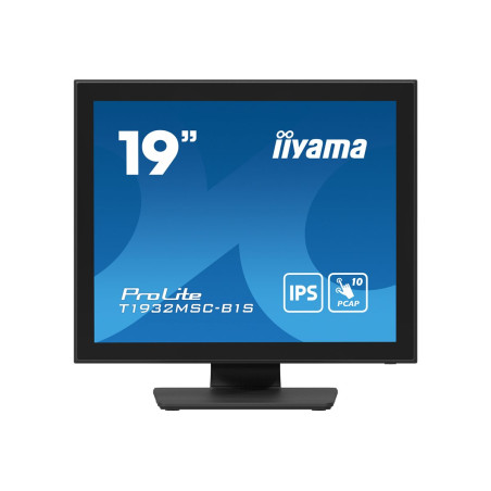 Monitor Iiyama 19" Pcap Bezel Free Front, 10P Touch, IPS Pan | APLIUM