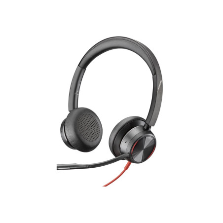 Poly Blackwire 8225 - Blackwire 8200 series - auricular - en oreja - c