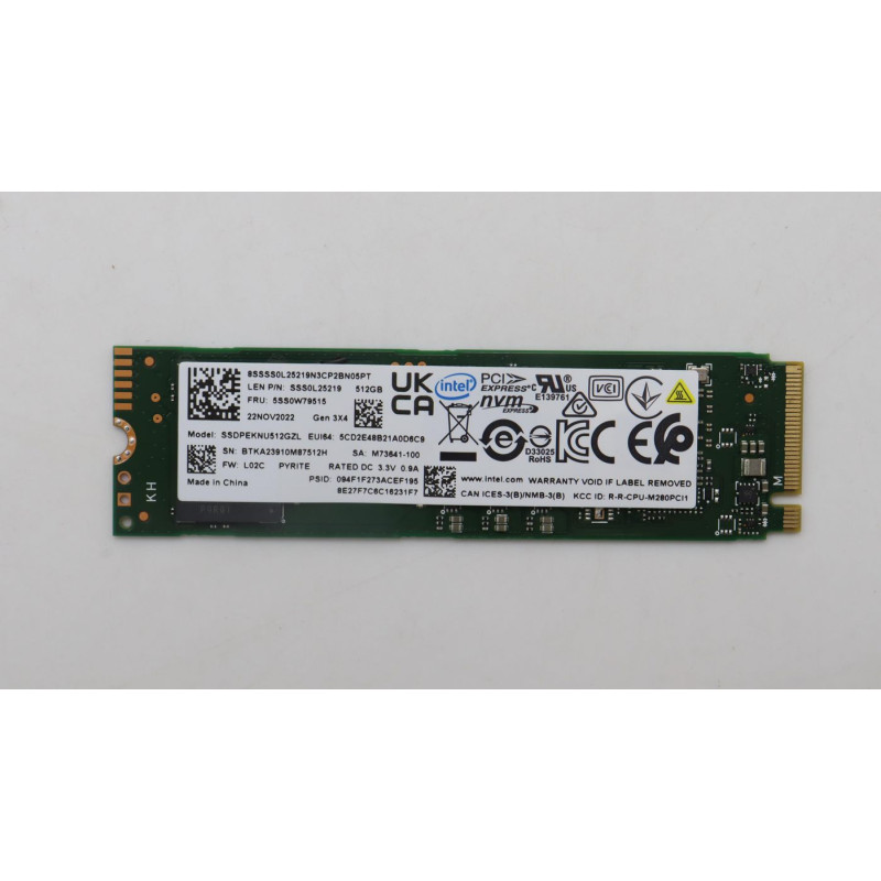 512GB M.2 PCIe 3.0 x4