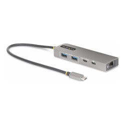 StarTech.com Hub USB-C 3 Puertos - 2,5GbE - PD de Paso - USB 3.2 10Gbp