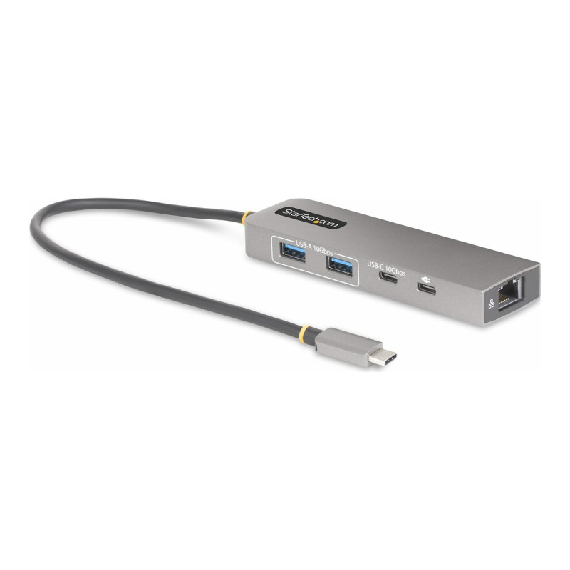 StarTech.com Hub USB-C 3 Puertos - 2,5GbE - PD de Paso - USB 3.2 10Gbp