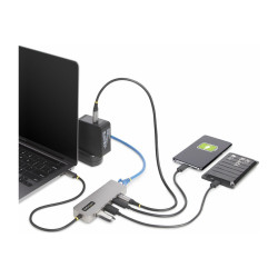 StarTech.com Hub USB-C 3 Puertos - 2,5GbE - PD de Paso - USB 3.2 10Gbp
