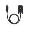 StarTech.com 10ft (3m) USB to Null Modem Serial Adapter Cable, Interch