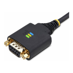 StarTech.com 10ft (3m) USB to Null Modem Serial Adapter Cable, Interch