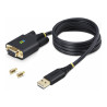 StarTech.com Cable Adaptador USB a Serie de Módem Nulo FTDI RS232 de 1