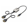 StarTech.com Adaptador Serie USB a Serie de 2 Puertos de 60cm FTDI RS2