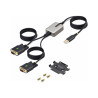 StarTech.com 13ft (4m) 2-Port USB to Serial Adapter Cable, Interchange
