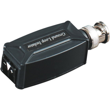 Aislador bucle tierra para eliminar interferencias video en cable par