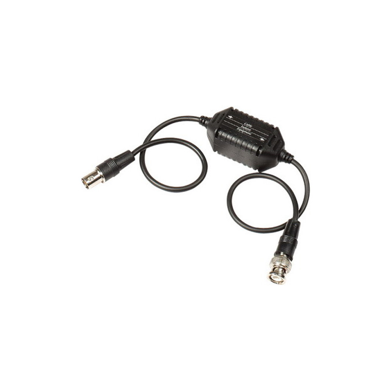 Aislador bucle tierra para eliminar interferencias video en cable coax