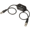 Aislador bucle tierra para eliminar interferencias video en cable coax