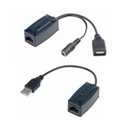 Convertidor de USB a cable UTP CAT5/E
