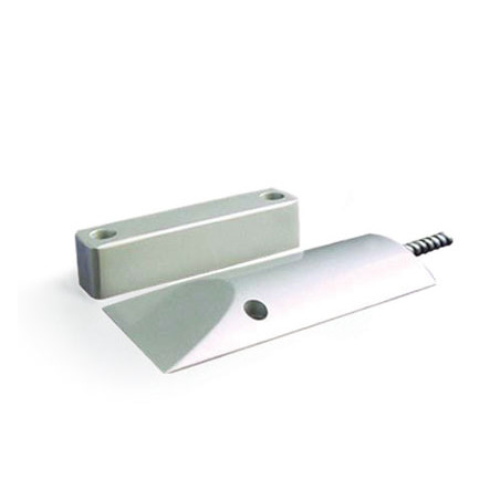 Contacto magnético de gran potencia base, en aluminio, distancia de se