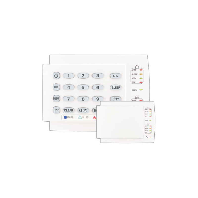 Teclado de leds cableado de 10 zonas