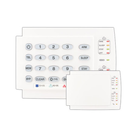 Teclado de leds cableado de 10 zonas
