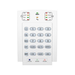 Teclado LED cableado de 10 zonas