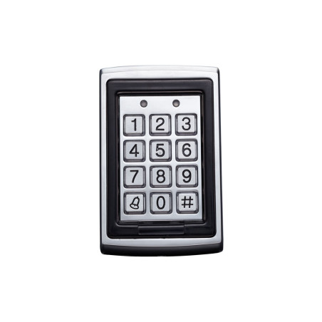 Teclado autónomo antivandálico con lector de proximidad integrado