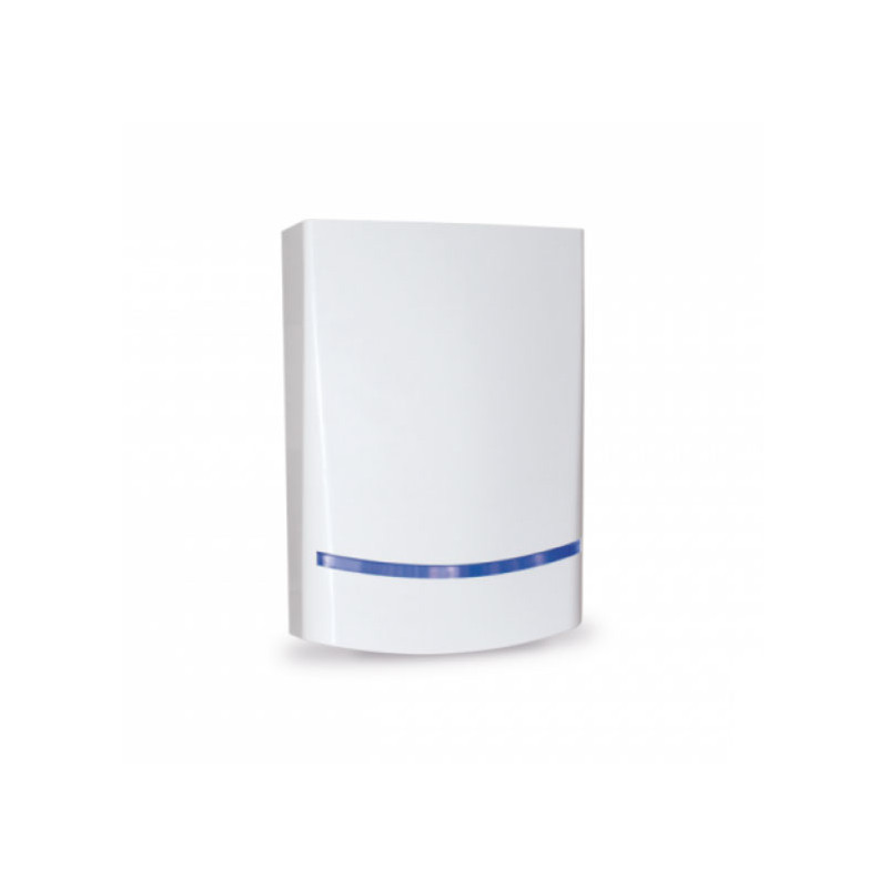 Sirena exterior auto-alimentada/auxiliar con lanzadestellos azul