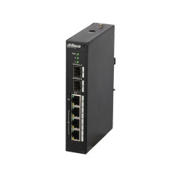 Switch Industrial gestionable L2+ de 3 puertos Fast Ethernet PoE + 1 p