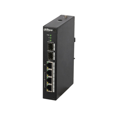 Switch Industrial gestionable L2+ de 3 puertos Fast Ethernet PoE + 1 p