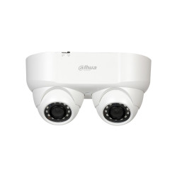 Domo HDCVI StarLight de doble lente con Smart IR de 30 m para exterior