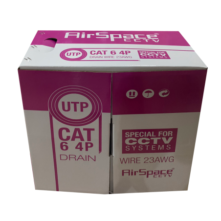 Cable UTP CAT6 23AWG rígido libre de halógenos