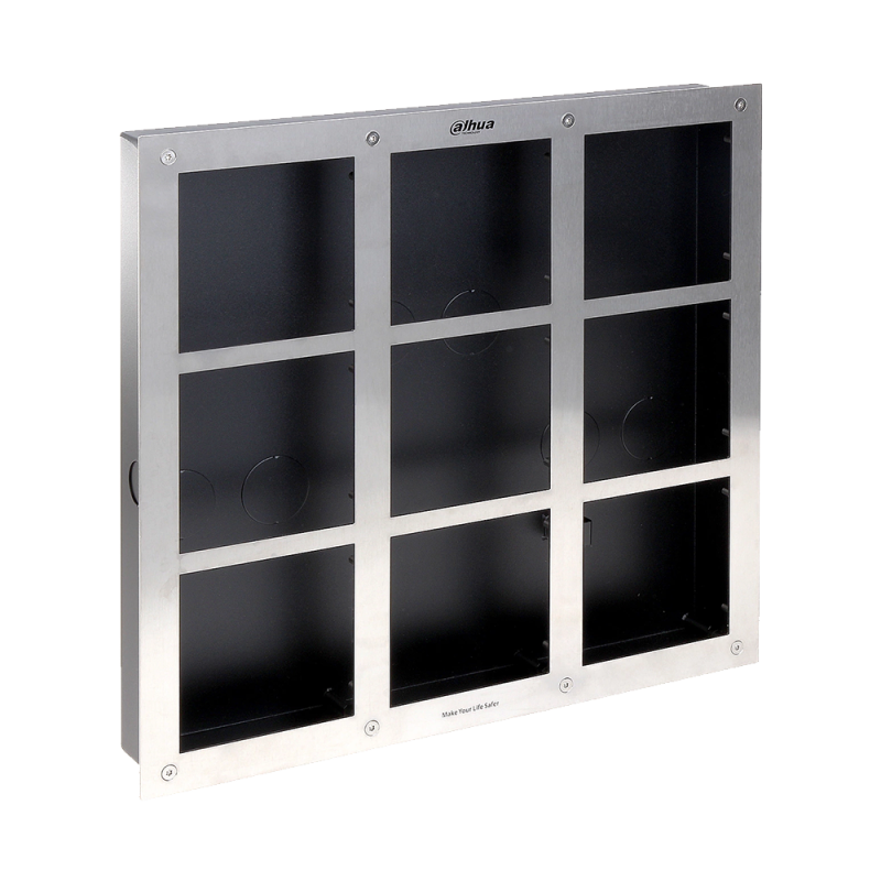 Kit de montaje modular 3x3 para empotrar videoporteros de la serie VTO