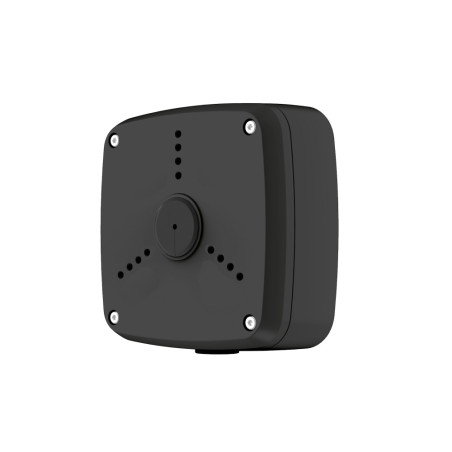 Caja de conexiones negra para cámaras IP