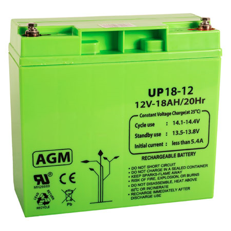 BATERÍA DE 12V, 18 AMP