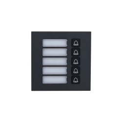 Módulo pulsador Dahua con 5 botones para sistema de videoportero IP