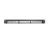 Carcasa de patch panel FTP Cat 6 de 24 puertos para armarios rack de 1