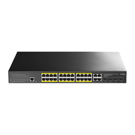 Switch PoE+ L2 de 24 puertos Gigabit y 4 puertos Combo