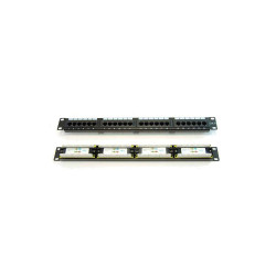 Patch panel de 24 puertos Cat 6
