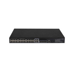 Switch PoE+ L2 Gigabit de 24 puertos, 4 SFP y 4 combo