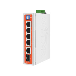 Switch PoE rugerizado de 4 PoE Fast + 1 RJ45 Gigabit + 1 SFP Gigabit