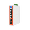 Switch PoE rugerizado de 4 PoE Fast + 1 RJ45 Gigabit + 1 SFP Gigabit