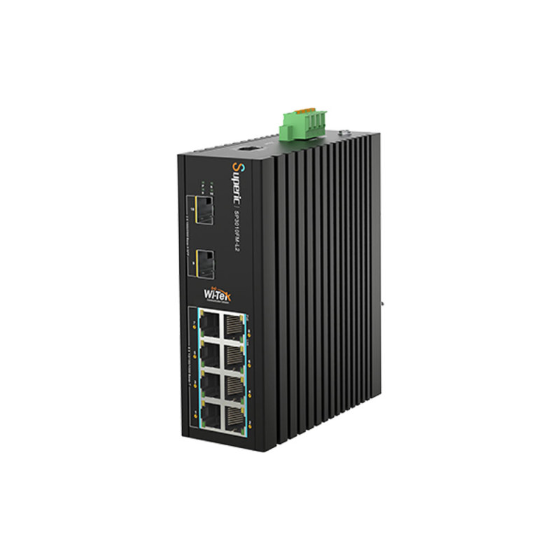 Switch PoE gestionable L2 de 8 PoE+ Gigabit + 2 SFP 2,5G