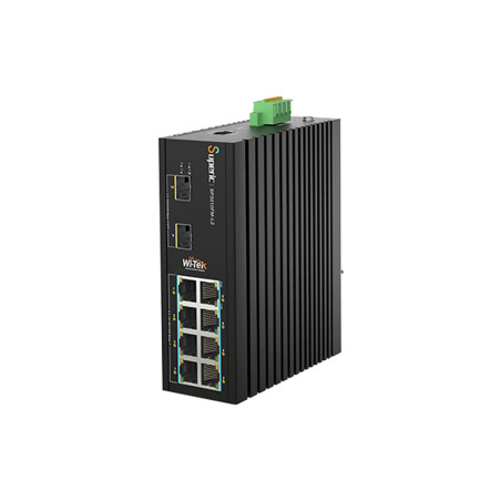 Switch PoE gestionable L2 de 8 PoE+ Gigabit + 2 SFP 2,5G