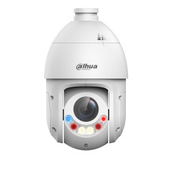 Domo PTZ IP 8MP con disuasión activa