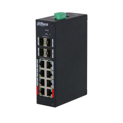 Switch PoE Industrial L2 de 8 puertos