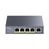 Switch PoE+ de 5 puertos Gigabit