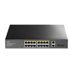 Switch PoE+ de 16 puertos Gigabit